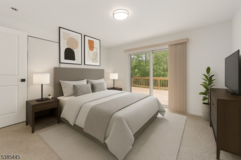 Virtually Staged Bedroom