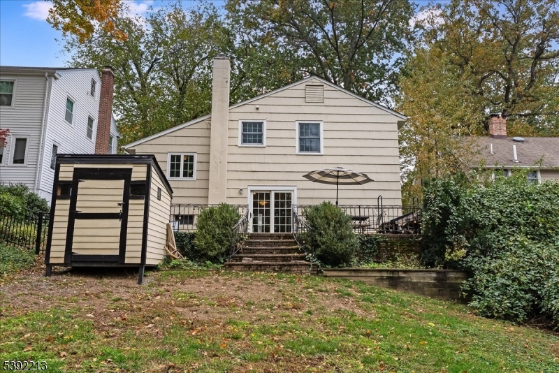 Rear view of house
