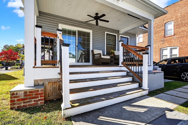 Unwind on covered back porch