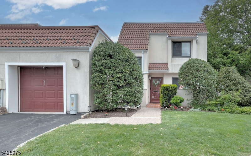Front View with attached 1-car garage
