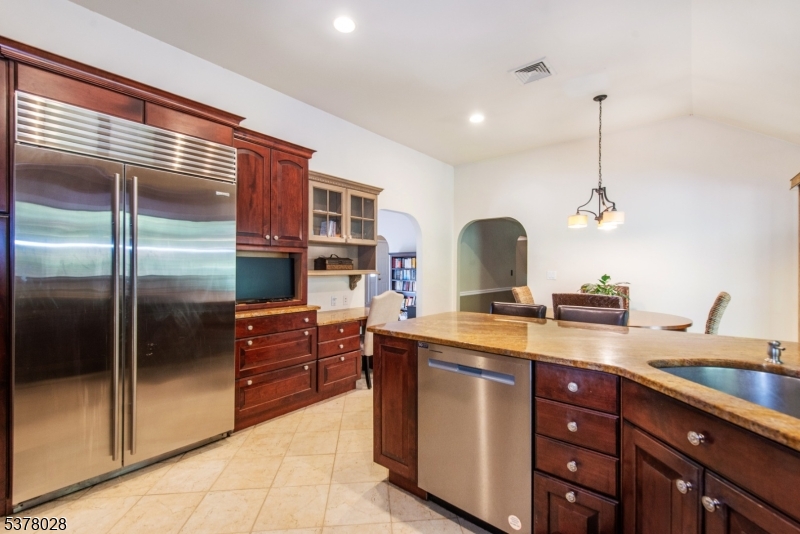 Kitchen w View to Dining Room