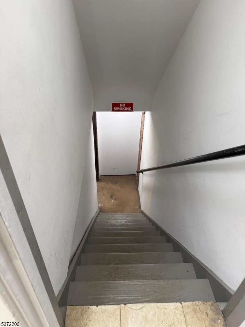 Stairwell to Laundry & Storage