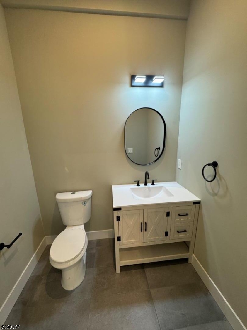 First floor half bath