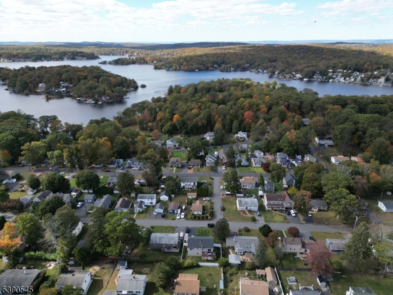 Very close to the lake