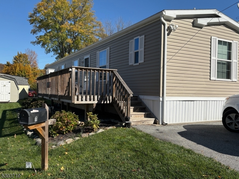 Right side with driveway