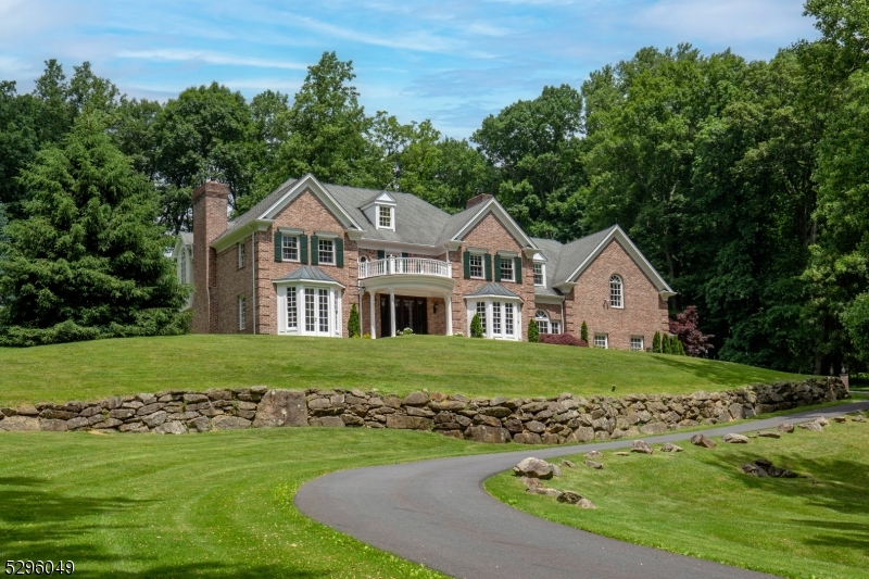 at the end of a gated private driveway