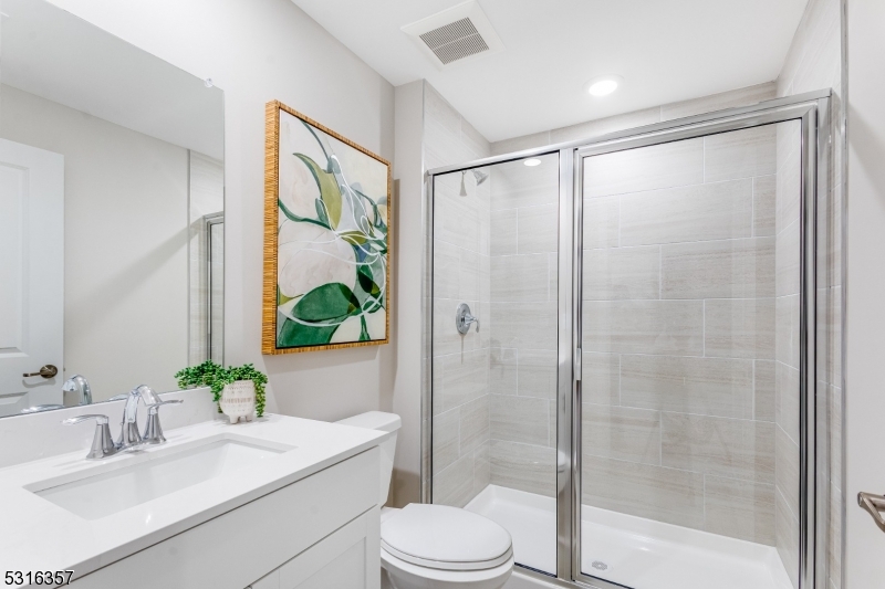 Full bath in finished basement