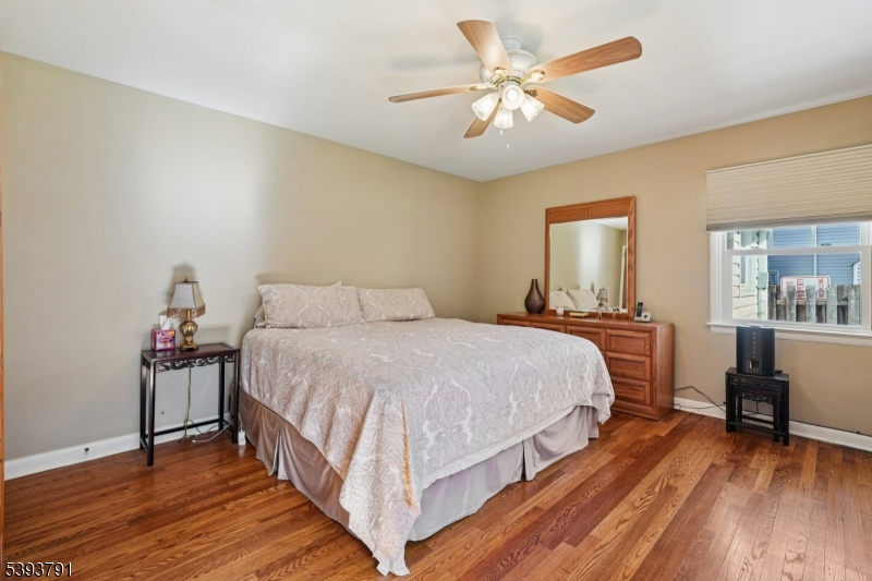 Primary Bedroom Just off the main living area the primary bedroom offers a large closet.