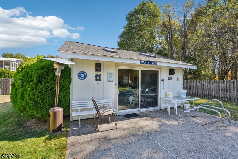 Pool House Retreat to the pool house at the end of the day to relax and unwind.