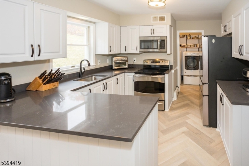 Kitchen Renovated 2025! New Herringbone Pattern Flooring