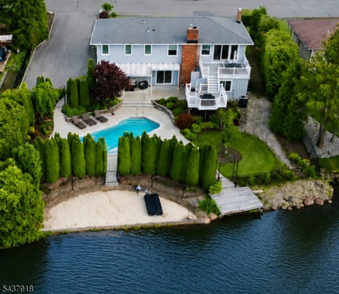 Arial view from rear