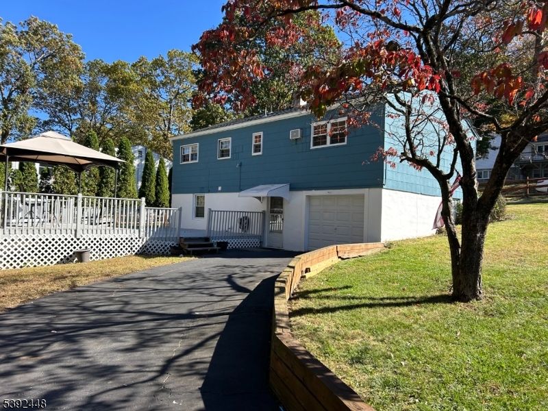 Back of house angled