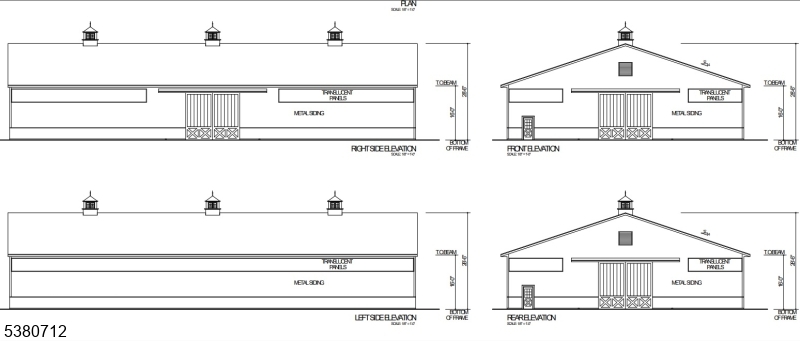 Approved Proposed Pole Barn Seller had received approvals for construction of a proposed Pole barn, 120' x 70'.