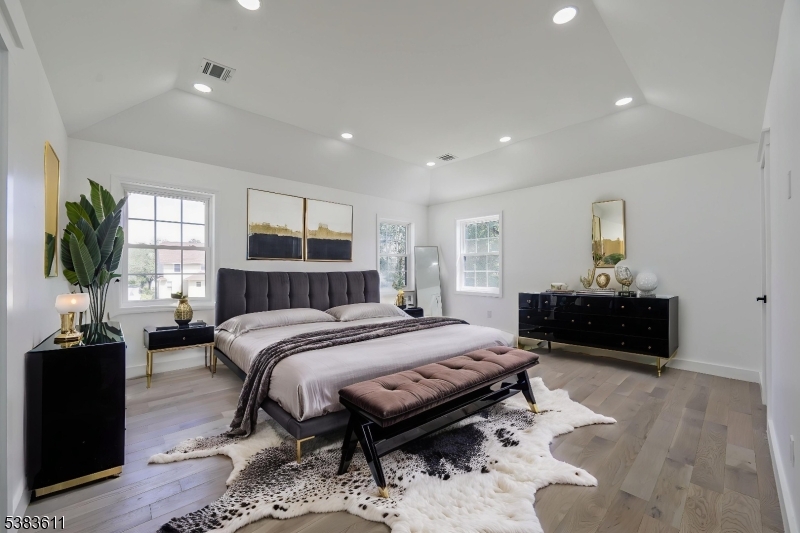 virtually staged primary suite