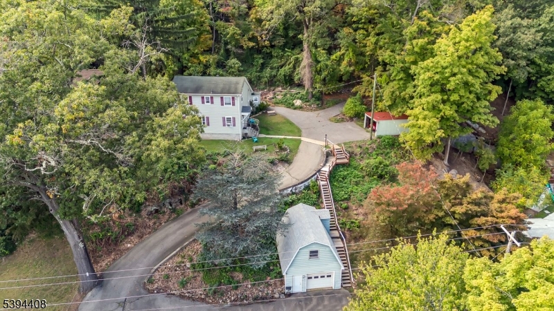 Detached garage On lower level with 2nd floor entrance