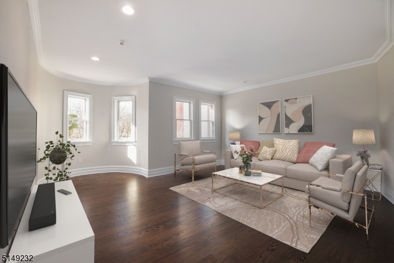 Unit 2 Living Room Virtually Staged