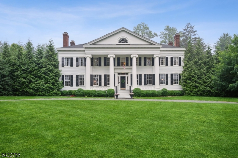 Front View Classic Colonial Home