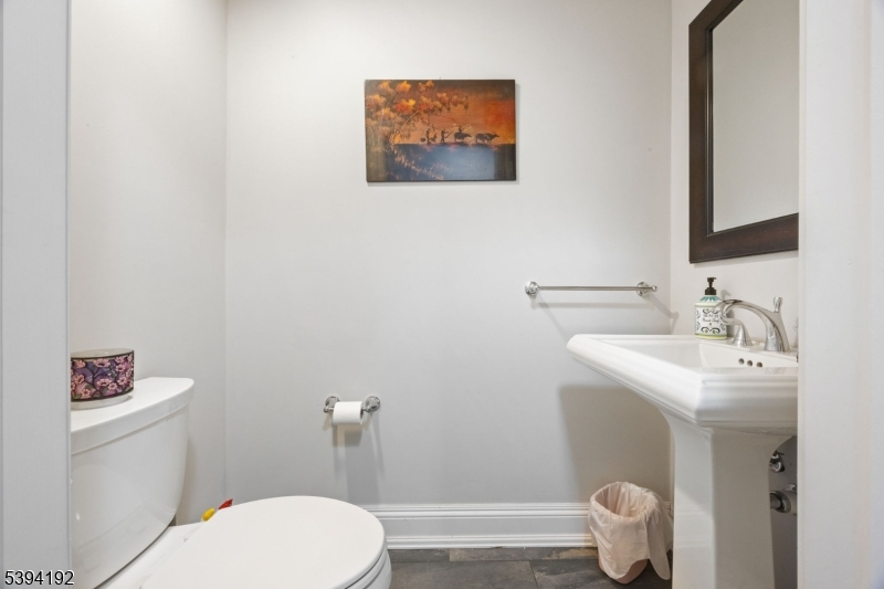 first floor half bath