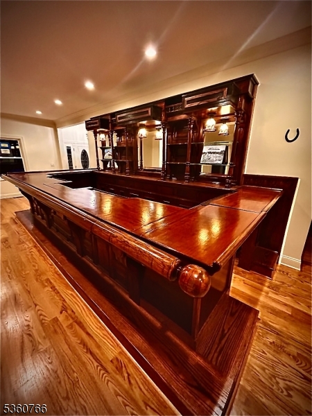 Over 500 hours of careful restoration brought the historic Hainesville Inn bar back to life, honoring its original craftsmanship and charm. A favorite local spot once frequented by Babe Ruth, it now stands as a show stopping focal point.