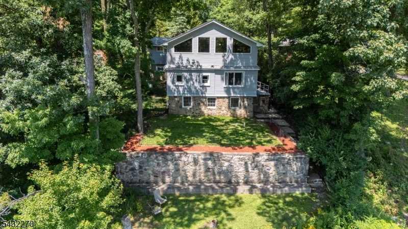 drone view back of house