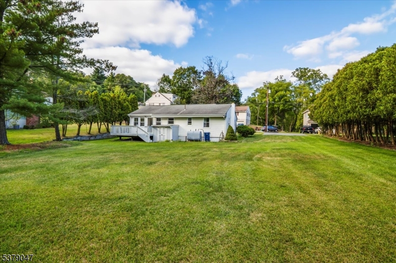 Large backyard
