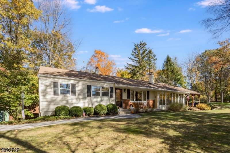 Ranch with Tree lined Property