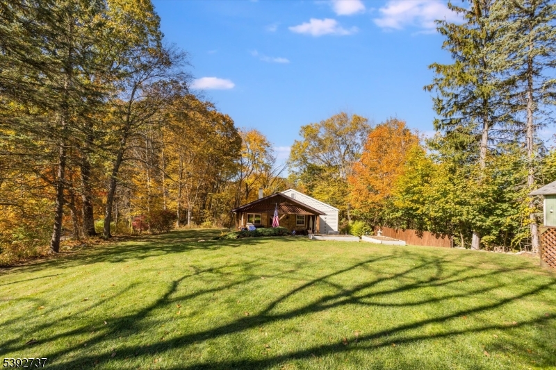 Rear view of Home The home has Garden Beds