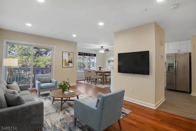 Living/Dining/Kitchen Virtually Staged