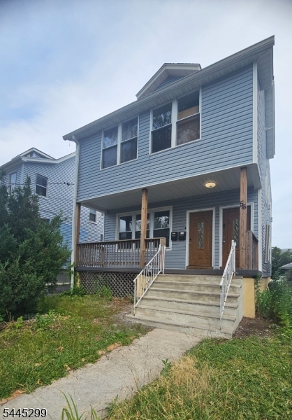 front of the house