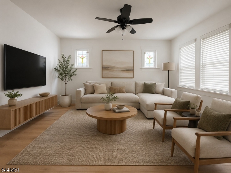 Living Room virtually staged