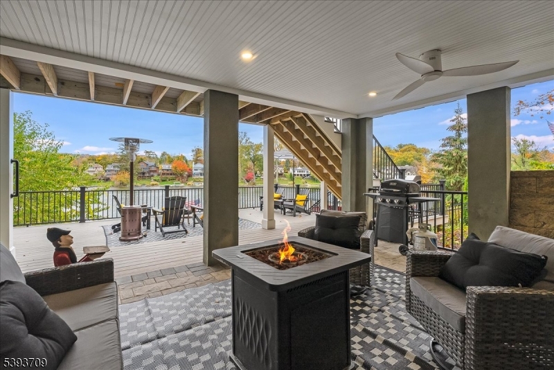 Covered Patio Area w/ Elevator