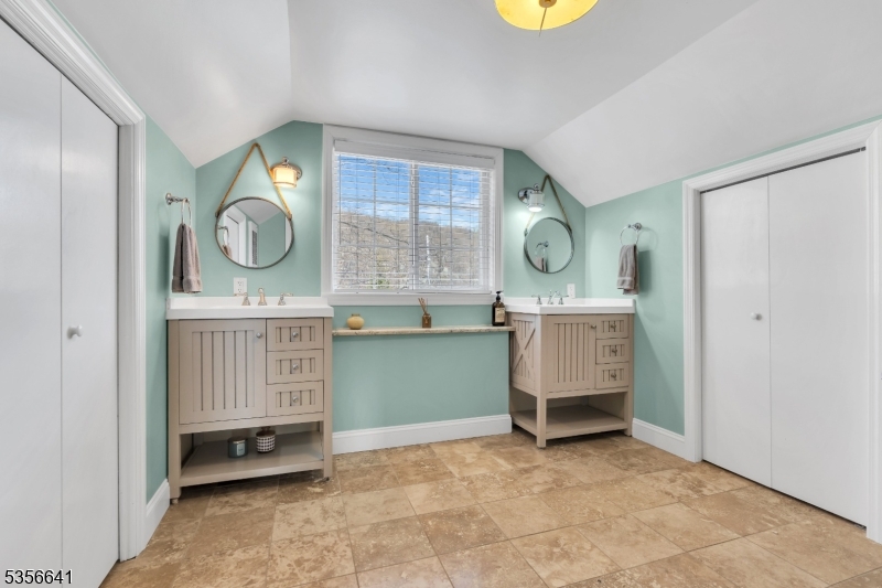 Primary bath/laundry area