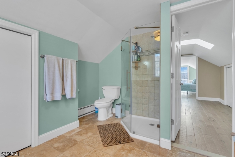 Primary walk-in shower