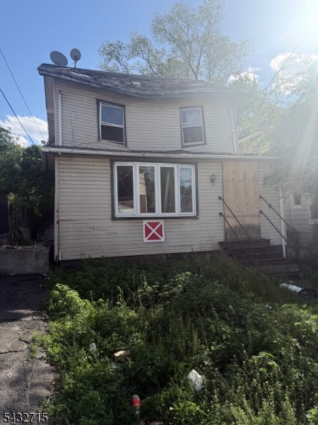 Outside front