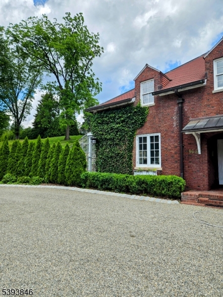 Front left side of the bulding