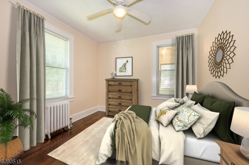 Virtually Staged Bedroom