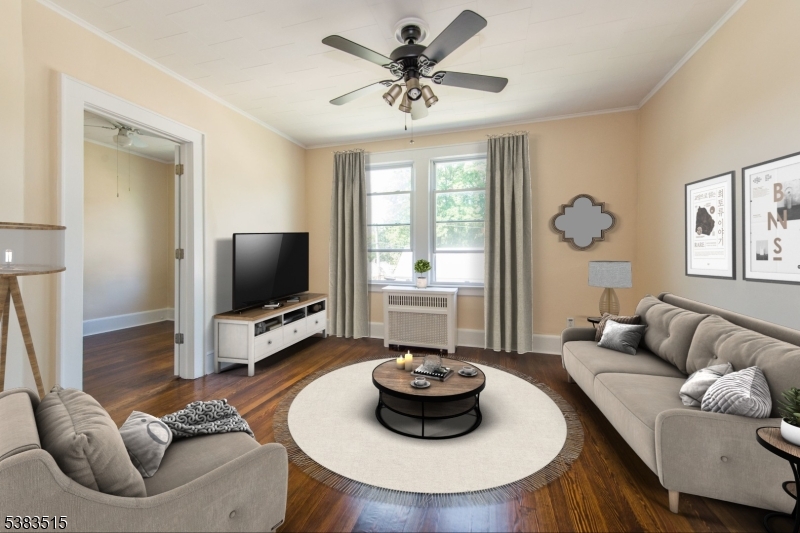 Virtually Staged Living Room