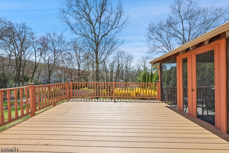 Deck Deck with screened in porch