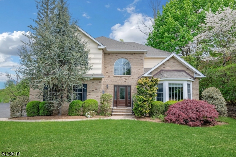 Mature landscaping and privacy hedge