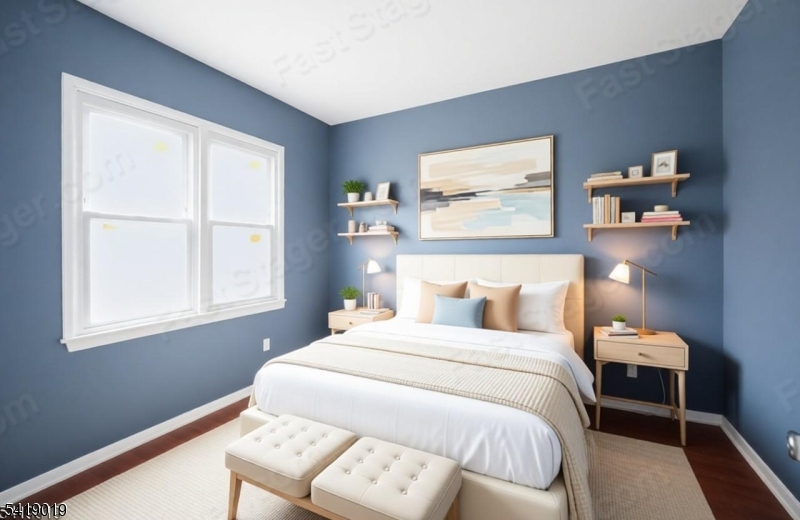 Virtually Staged Bedroom