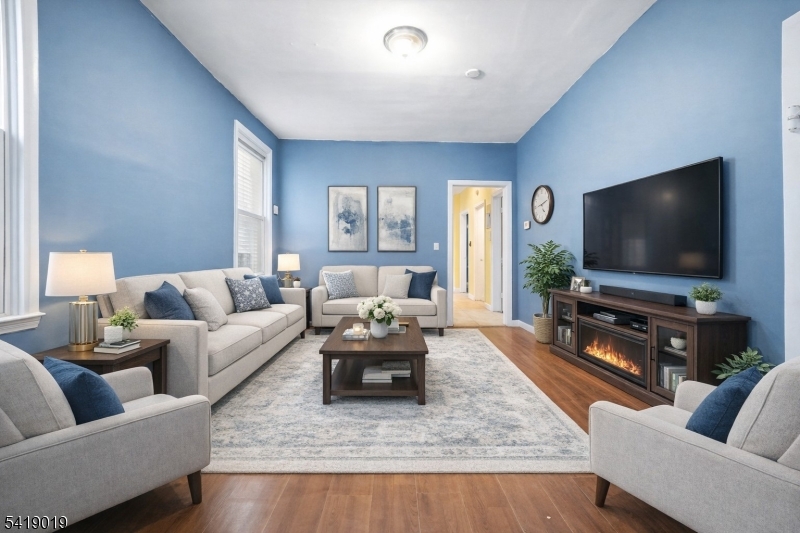 Virtually Staged Living Room