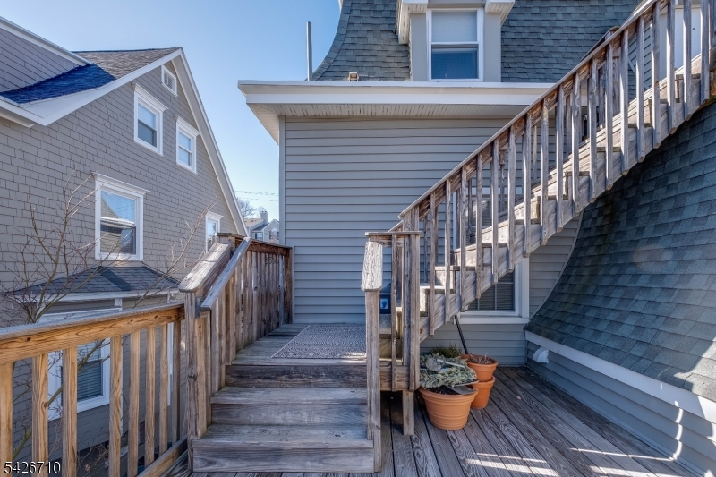 Stairway to private entrance