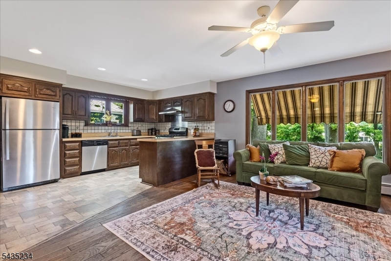 Adjacent to Kitchen