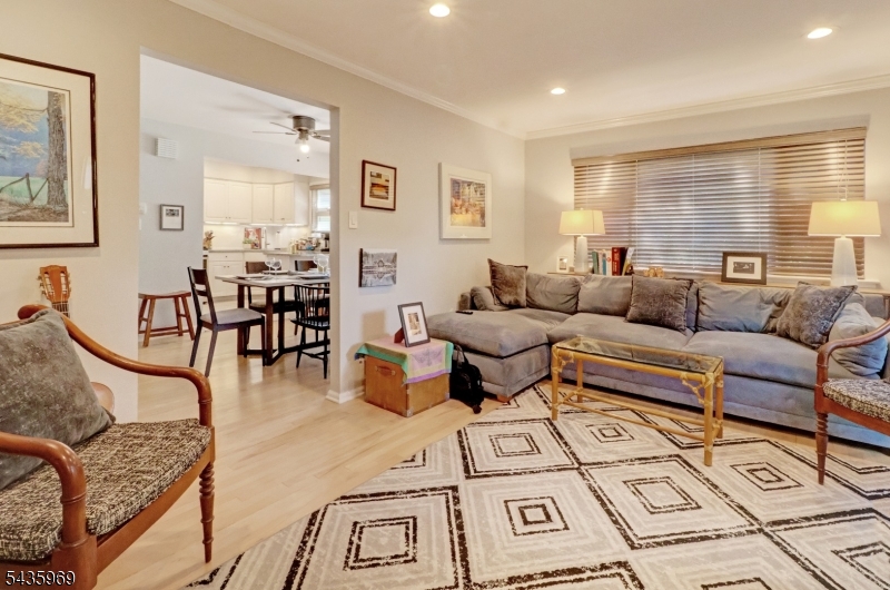 Living room from corner