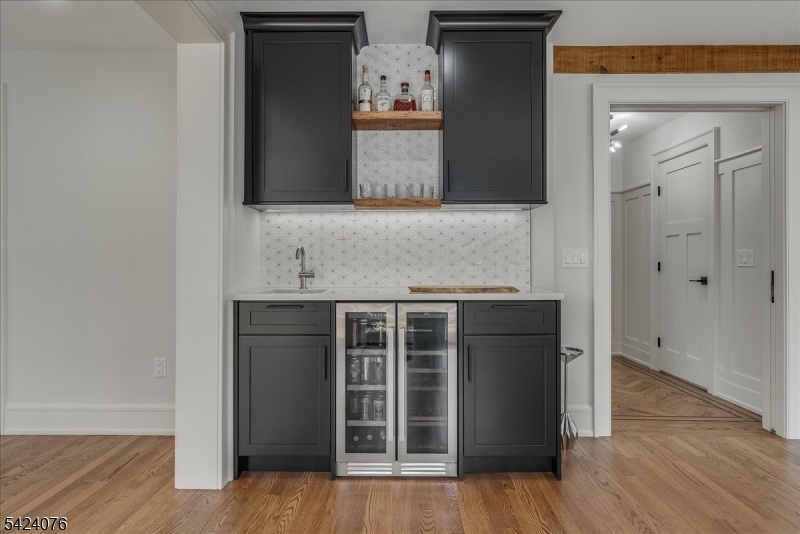 wet bar in family room