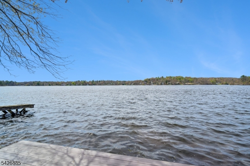 Lake and dock area