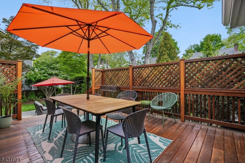 Custom mahogany deck