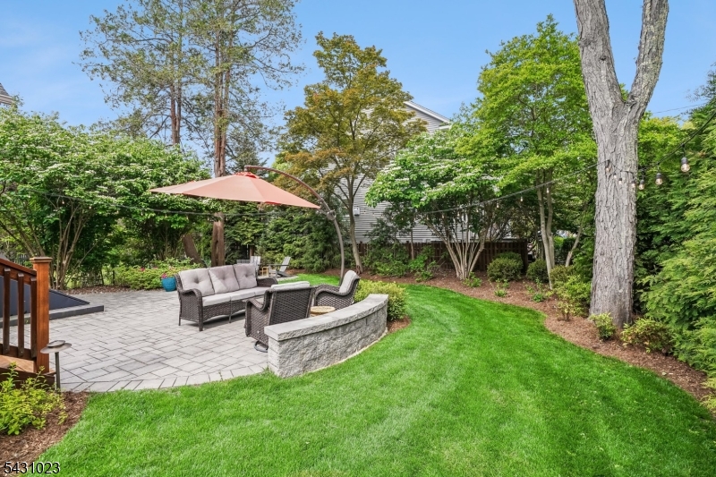 Professionally landscaped Yard