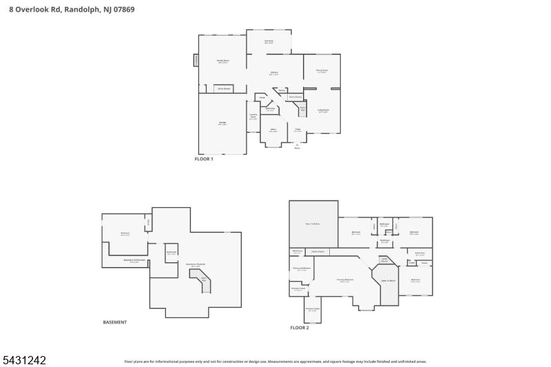 Combined floor floorplan