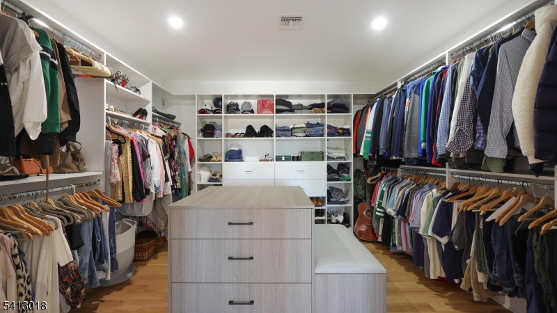 Primary walk in closet